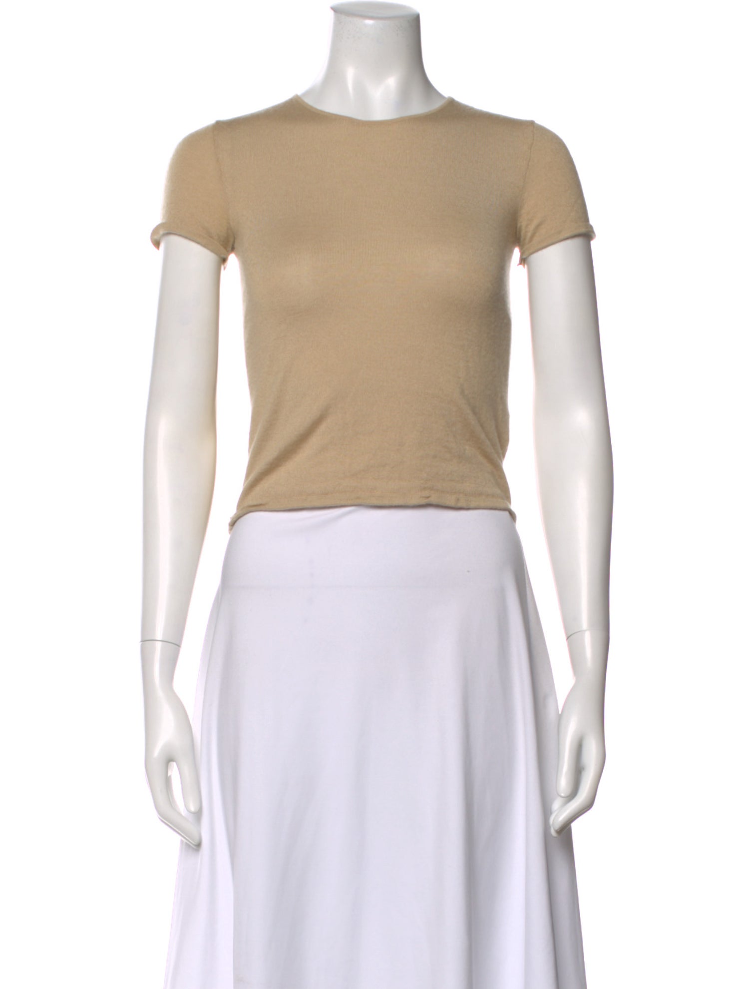 Ralph Lauren Black Label Cashmere Crew Neck T-Shirt