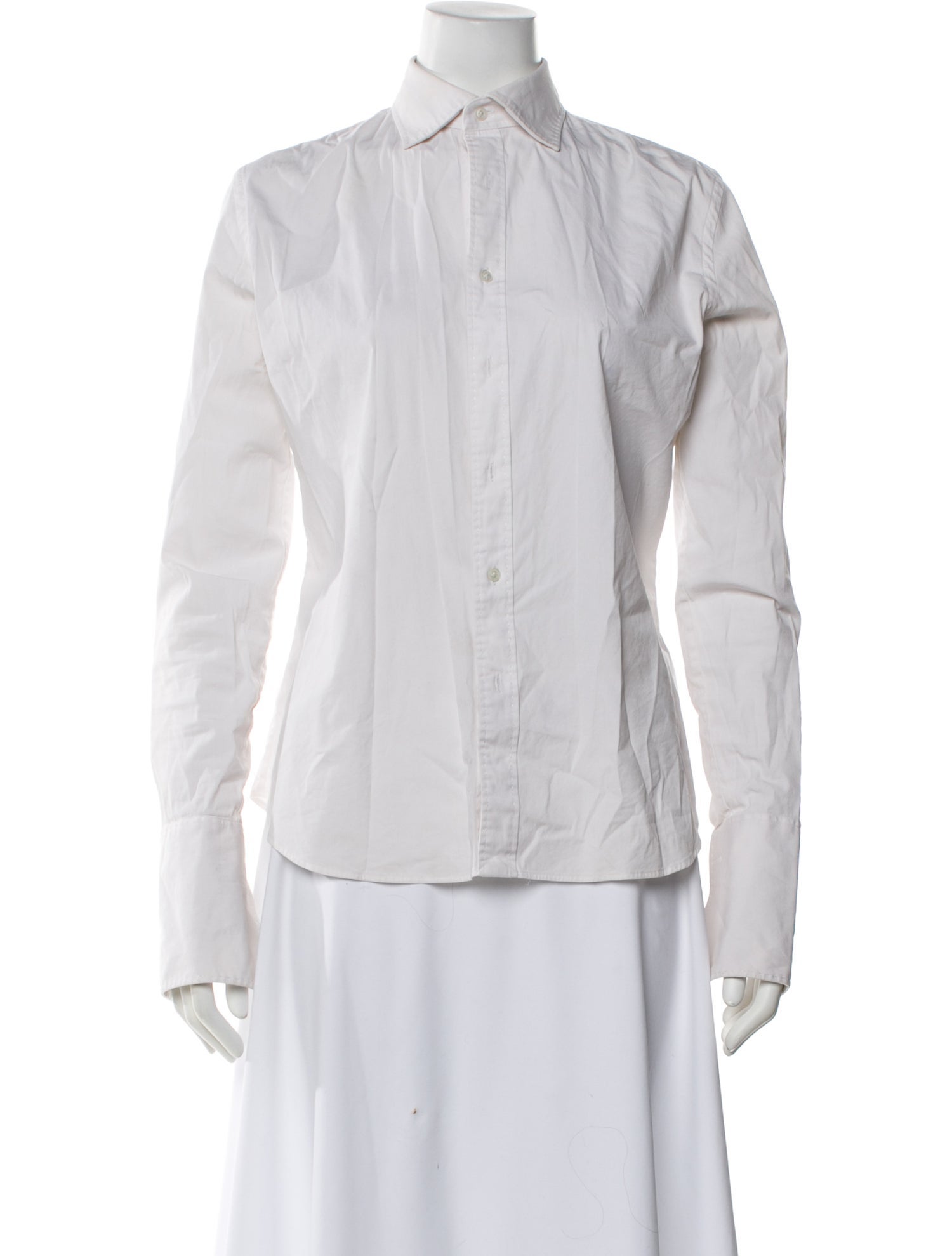 Ralph Lauren Black Label Long Sleeve Button-Up Top