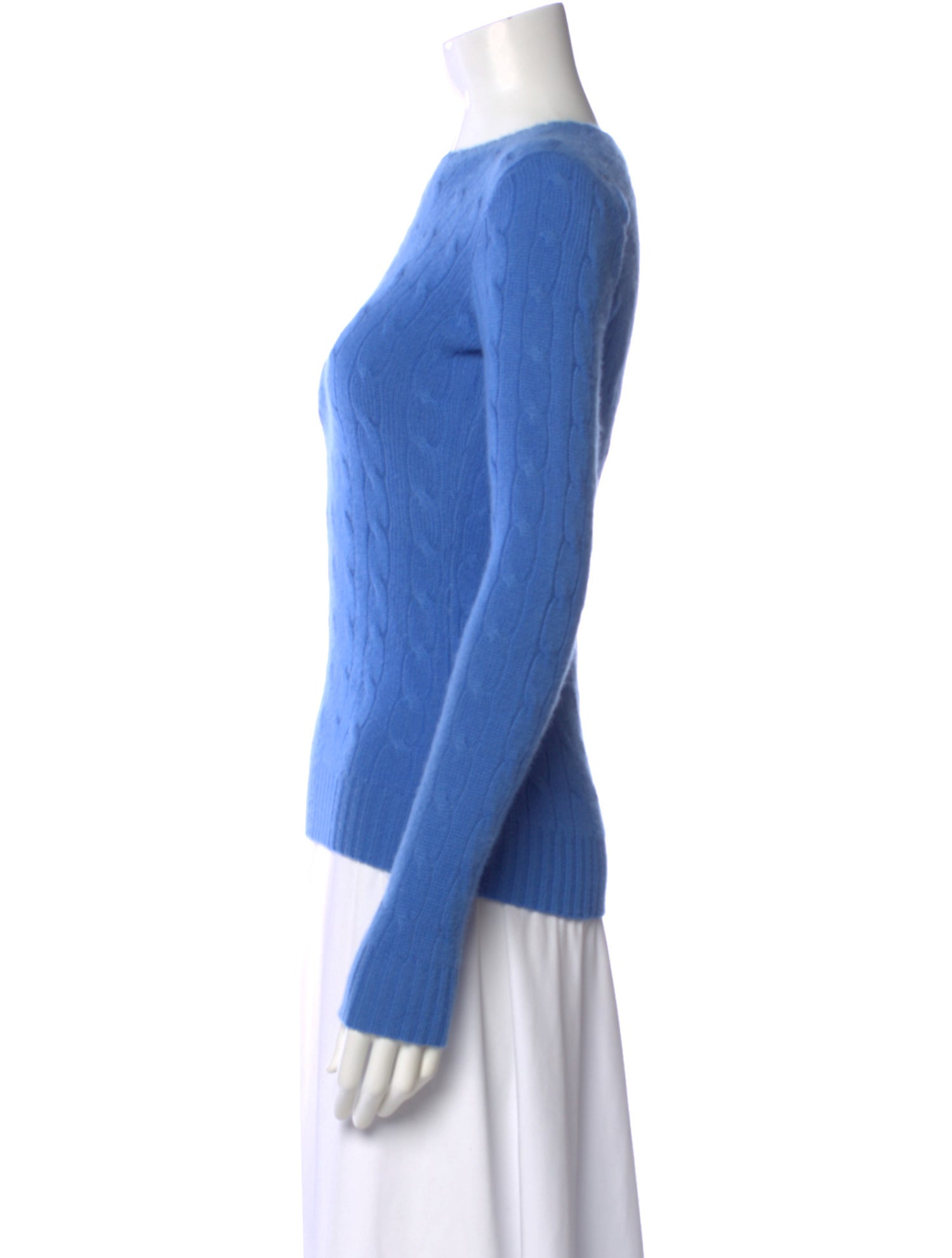 Ralph Lauren Black Label Cashmere Bateau Neckline Sweater