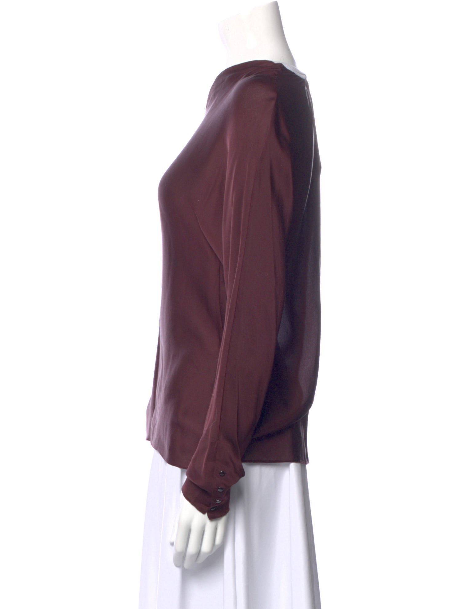 Ralph Lauren Black Label Silk V-Neck Blouse w/ Tags