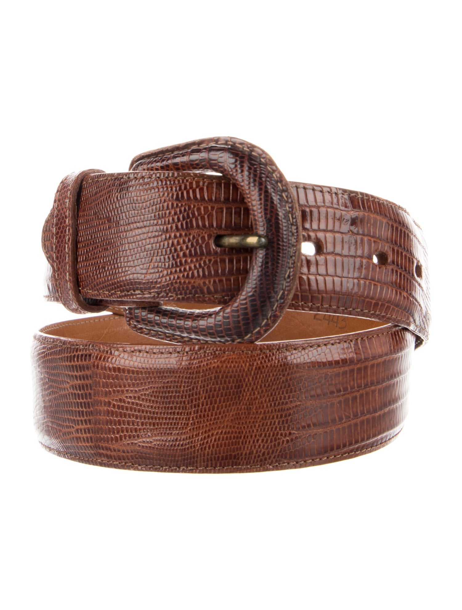 Ralph Lauren Black Label Lizard Belt