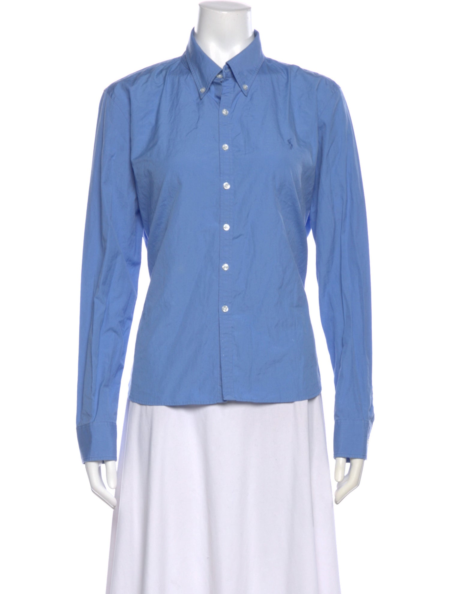 Ralph Lauren Black Label Long Sleeve Button-Up Top