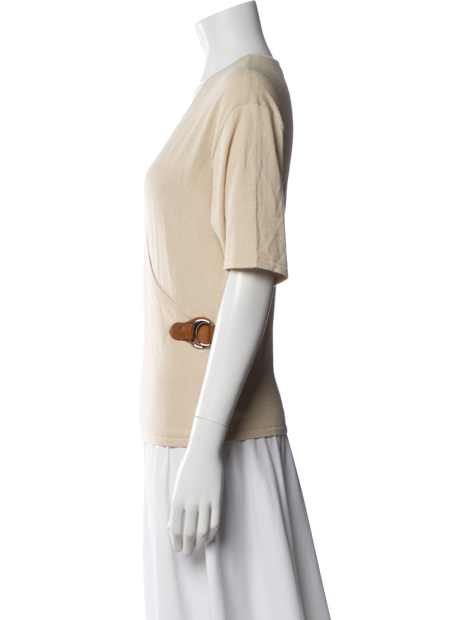 Ralph Lauren Black Label Cashmere V-Neck Top