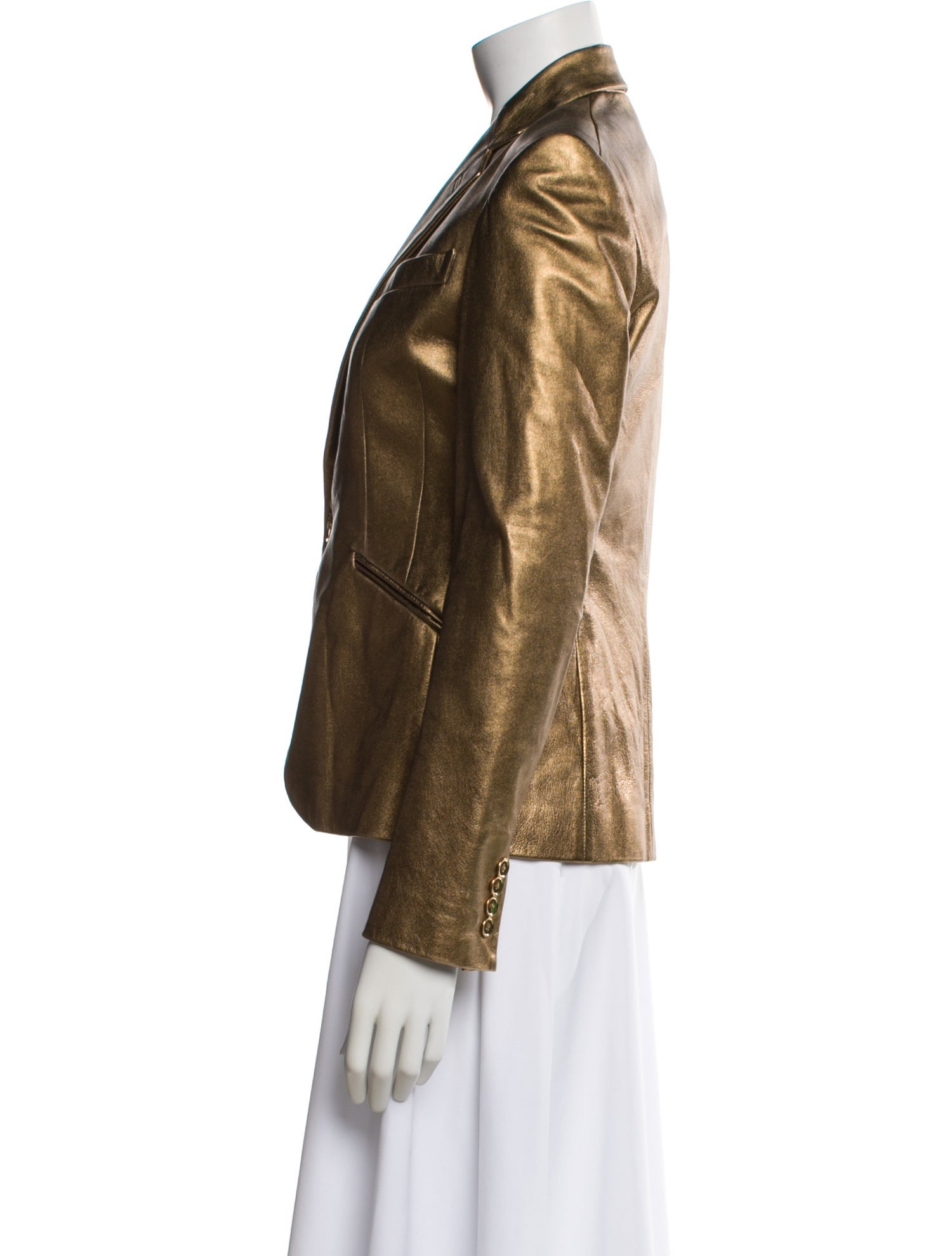 Ralph Lauren Black Label Leather Blazer