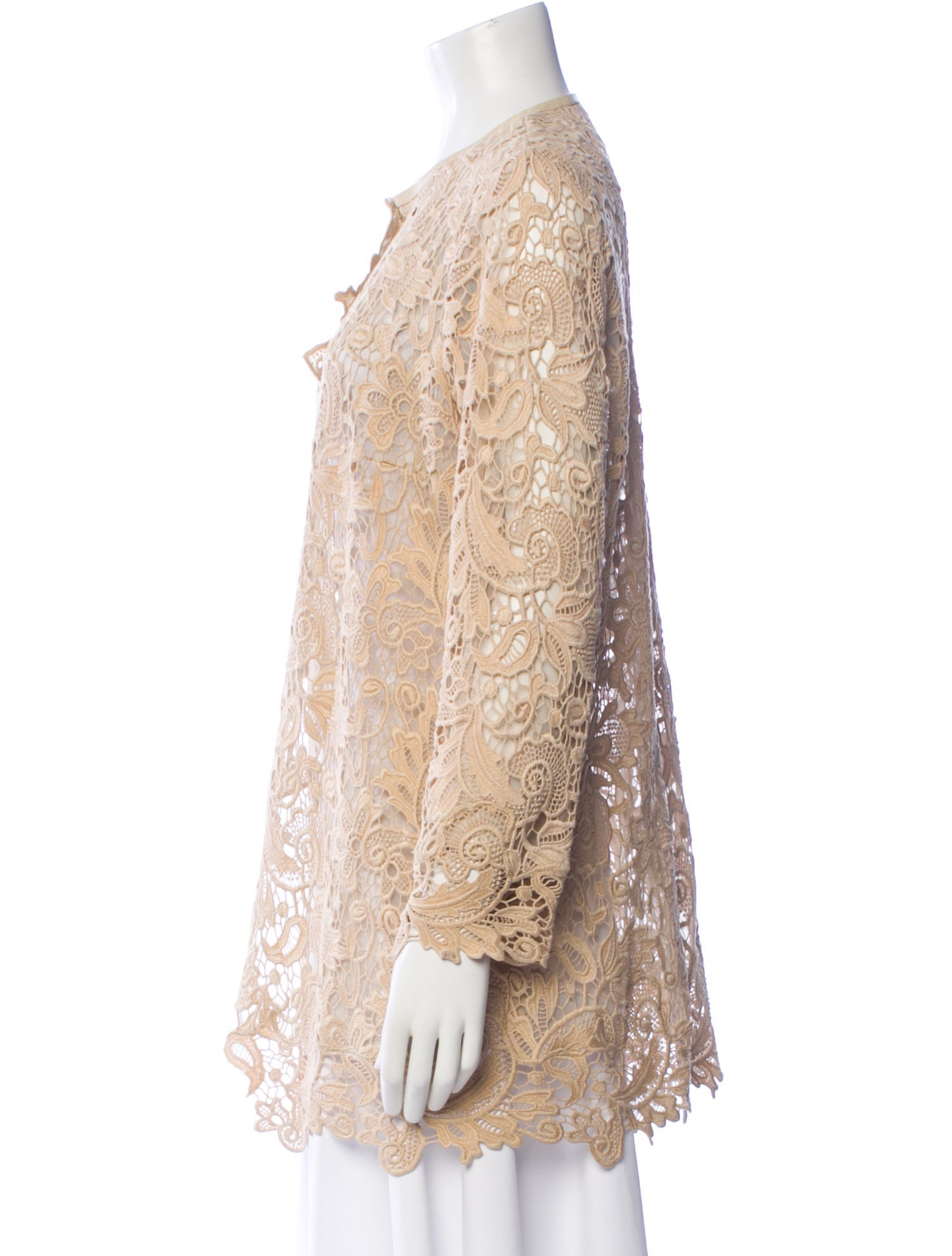 Ralph Lauren Black Label Lace Lace Pattern Evening Jacket