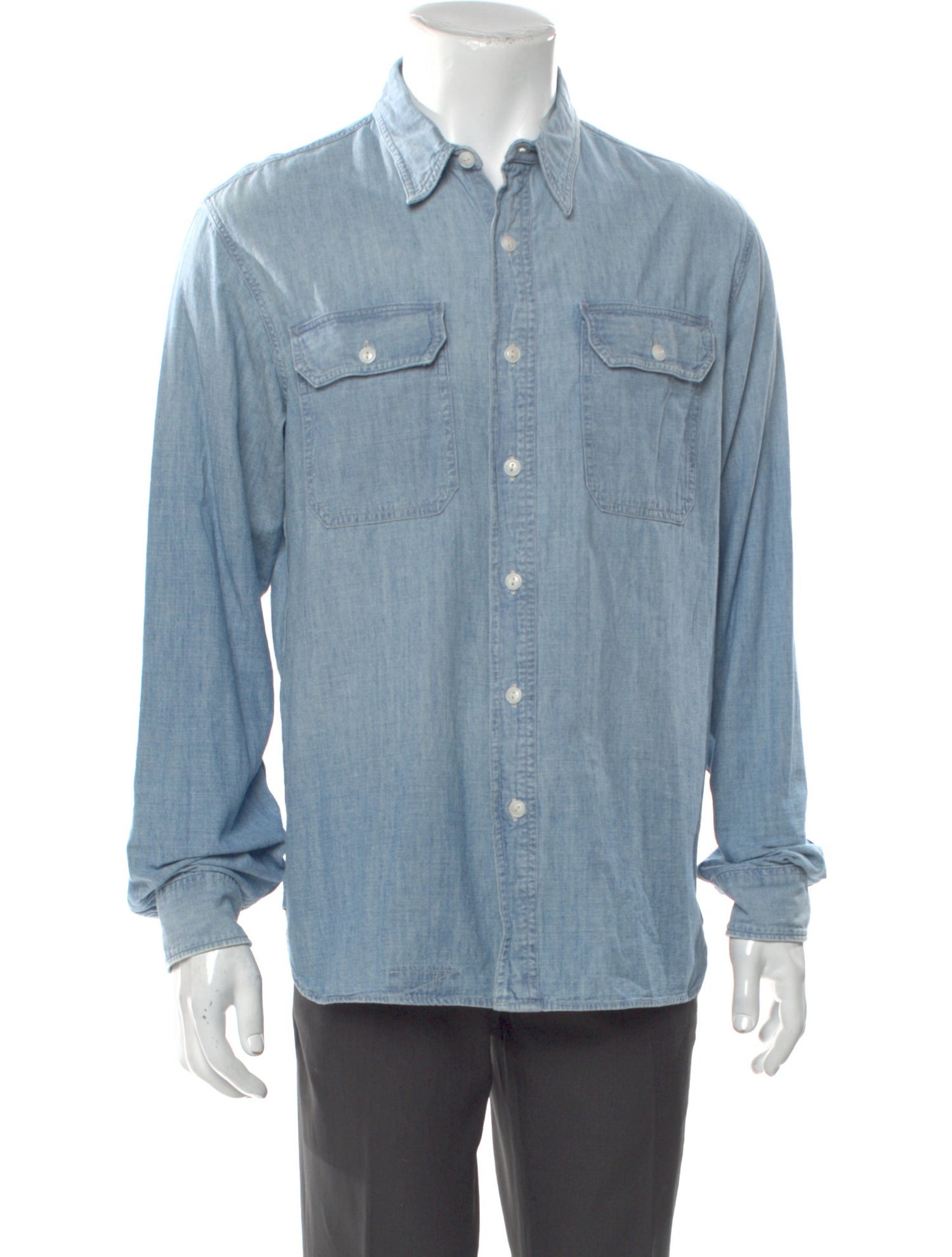Ralph Lauren Black Label Long Sleeve Denim Shirt