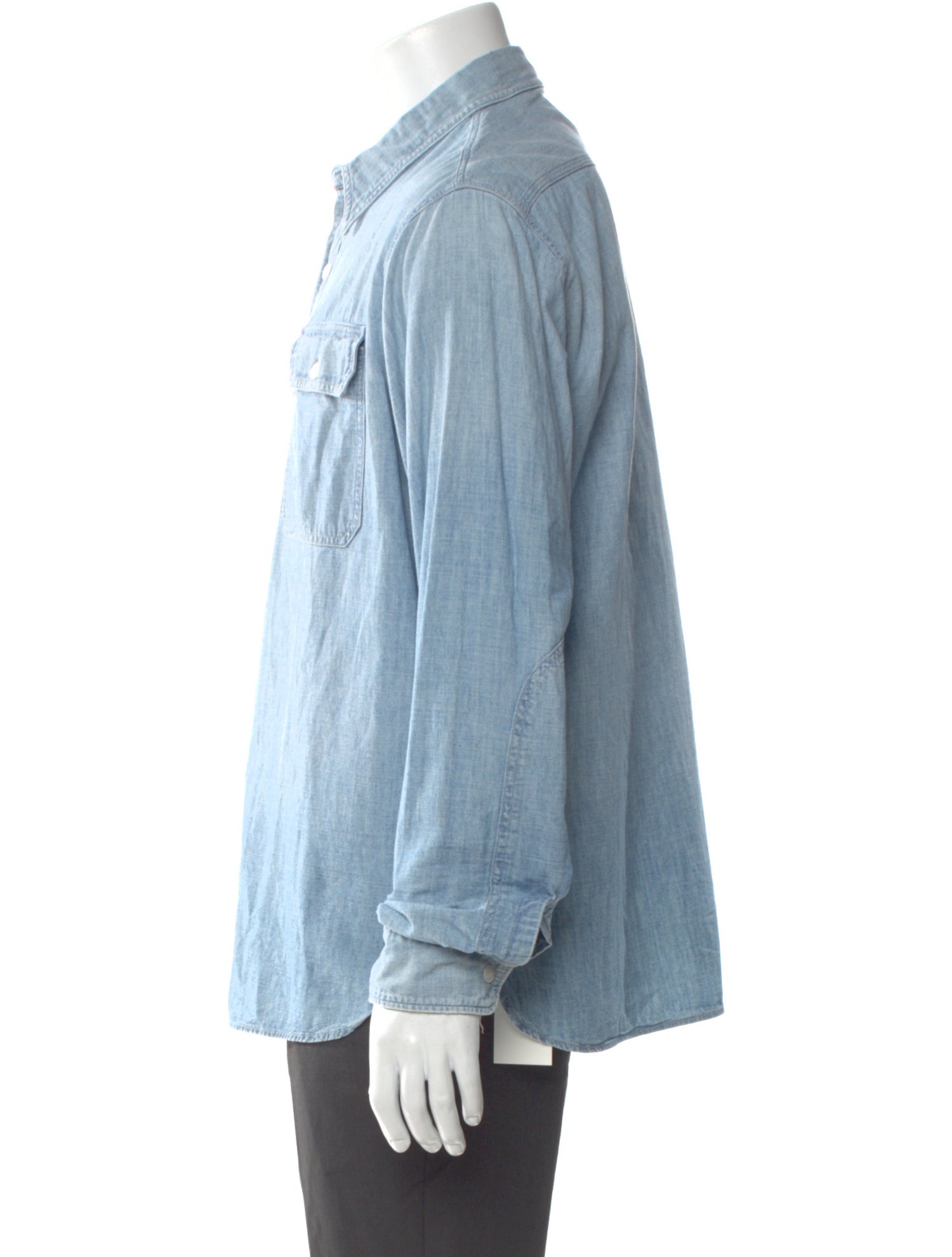 Ralph Lauren Black Label Long Sleeve Denim Shirt