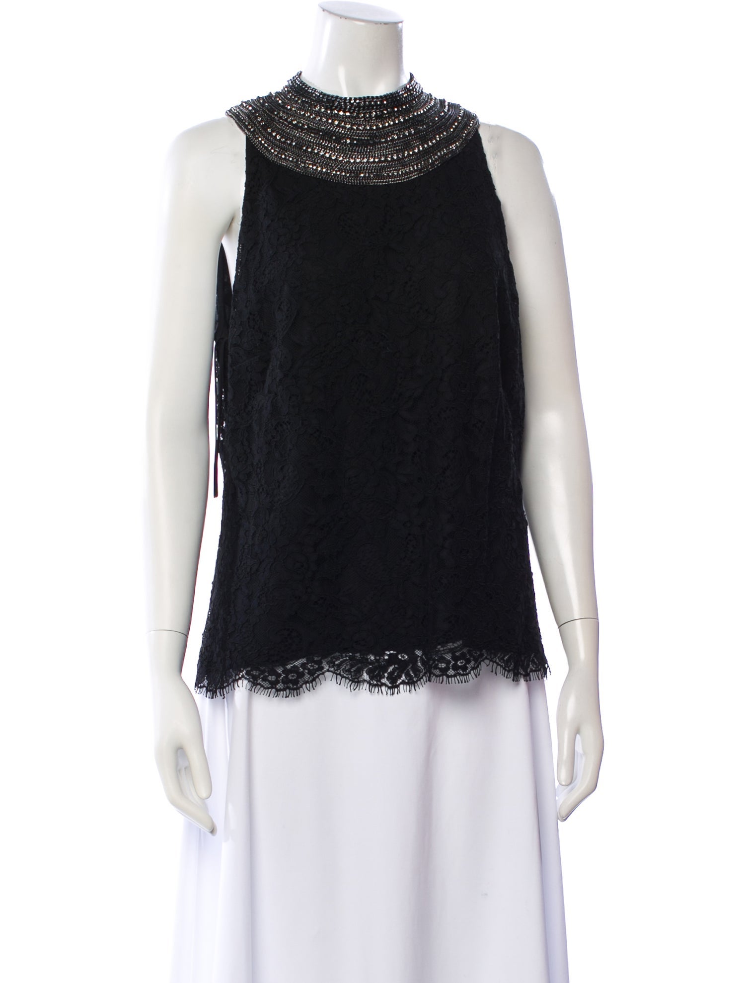 Ralph Lauren Black Label Silk Sleeveless Top