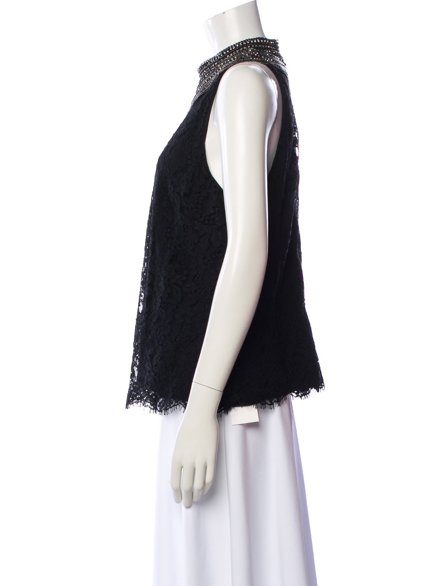 Ralph Lauren Black Label Silk Sleeveless Top