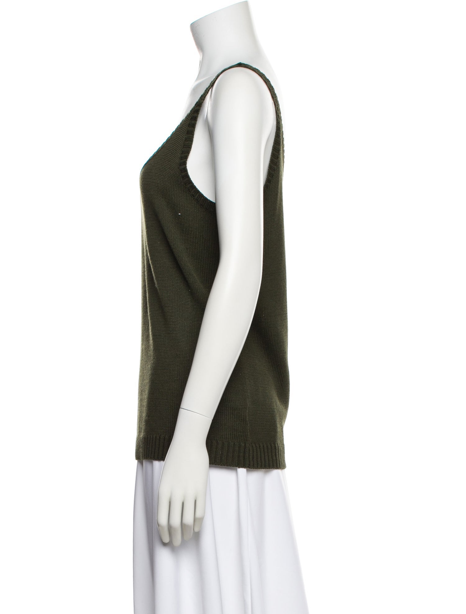 Ralph Lauren Black Label Silk Scoop Neck Top