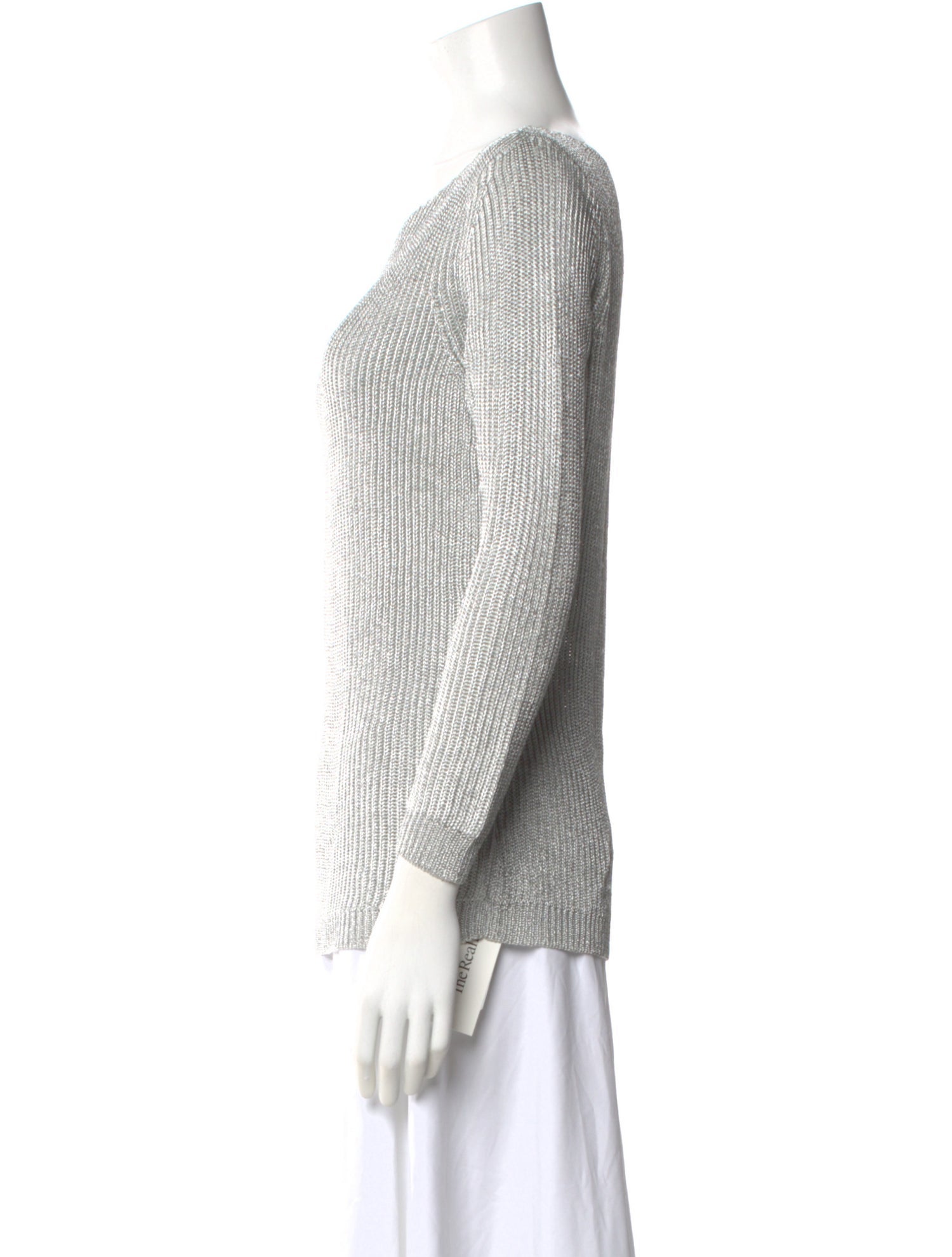 Ralph Lauren Black Label Bateau Neckline Long Sleeve Top