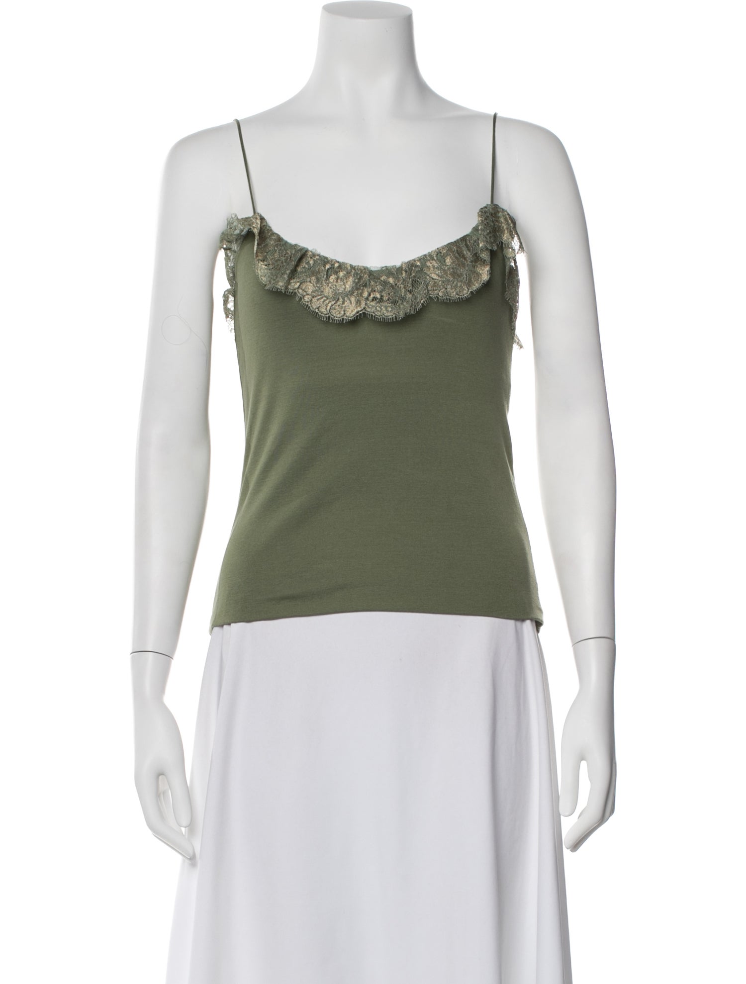 Ralph Lauren Black Label Scoop Neck Sleeveless Top
