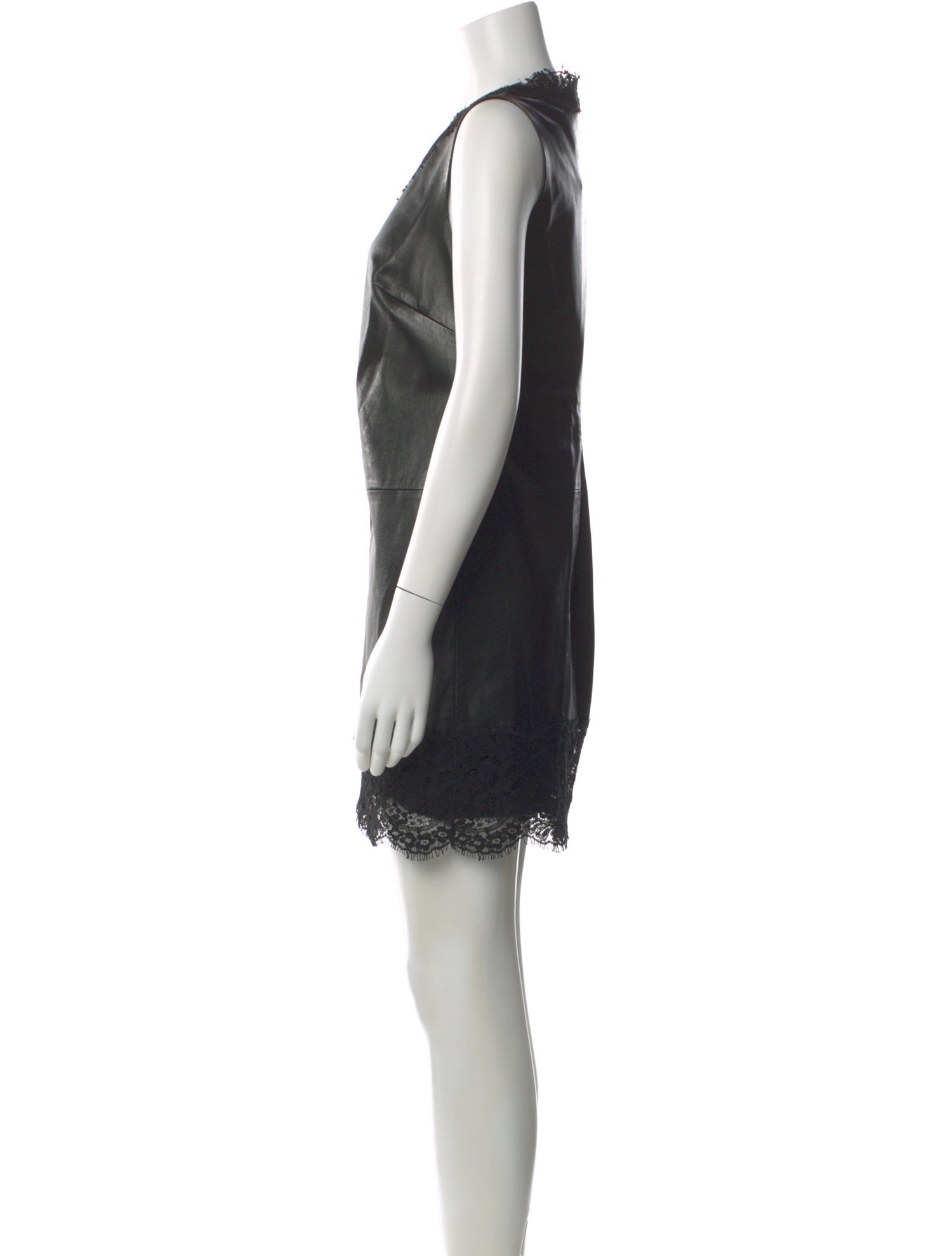 ralph lauren short black dress NWT $198.00: Polo by Ralph Lauren LBD Sheer Crepe Dress in Polo Black Sz: L