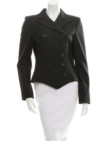 Ralph Lauren Black Label Wool Double-Breasted Blazer