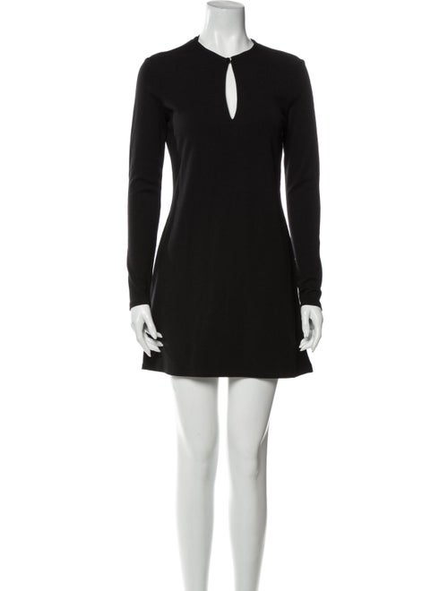 Ralph Lauren Black Label Wool Mini Dress Black