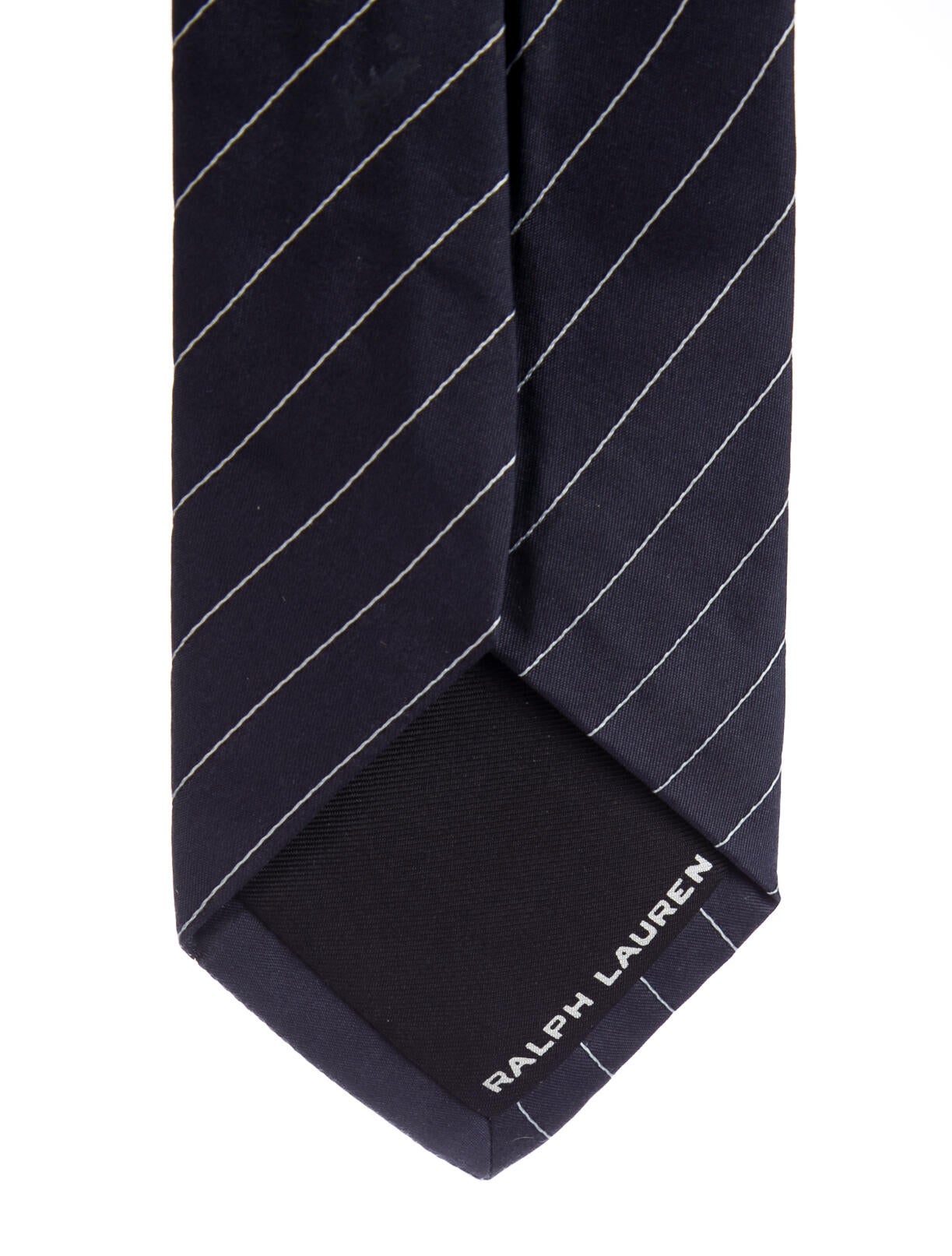 Ralph Lauren Black Label Stripped Pattern Tie w/ Tags - Blue Ties ...