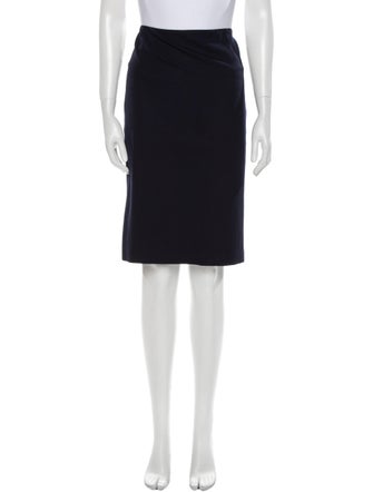 Ralph Lauren Black Label Wool Knee-Length Skirt