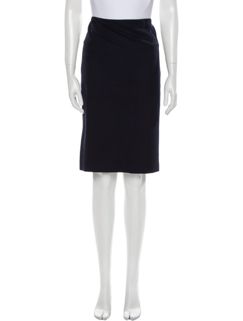 Ralph Lauren Black Label Wool Knee-Length Skirt
