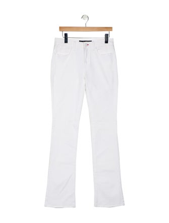 Ralph Lauren Black Label Mid-Rise Wide Leg Jeans