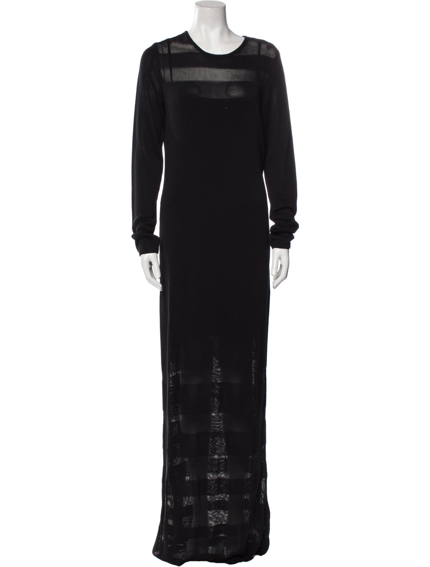 Ralph Lauren Black Label Silk Long Dress w/ Tags - Black Dresses ...