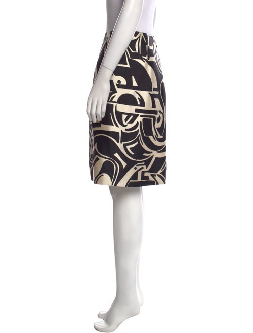 Ralph Lauren Black Label Silk Knee-Length Skirt