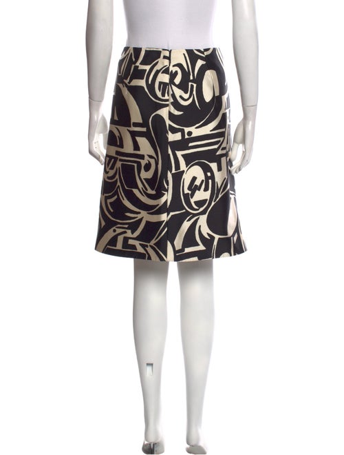Ralph Lauren Black Label Silk Knee-Length Skirt
