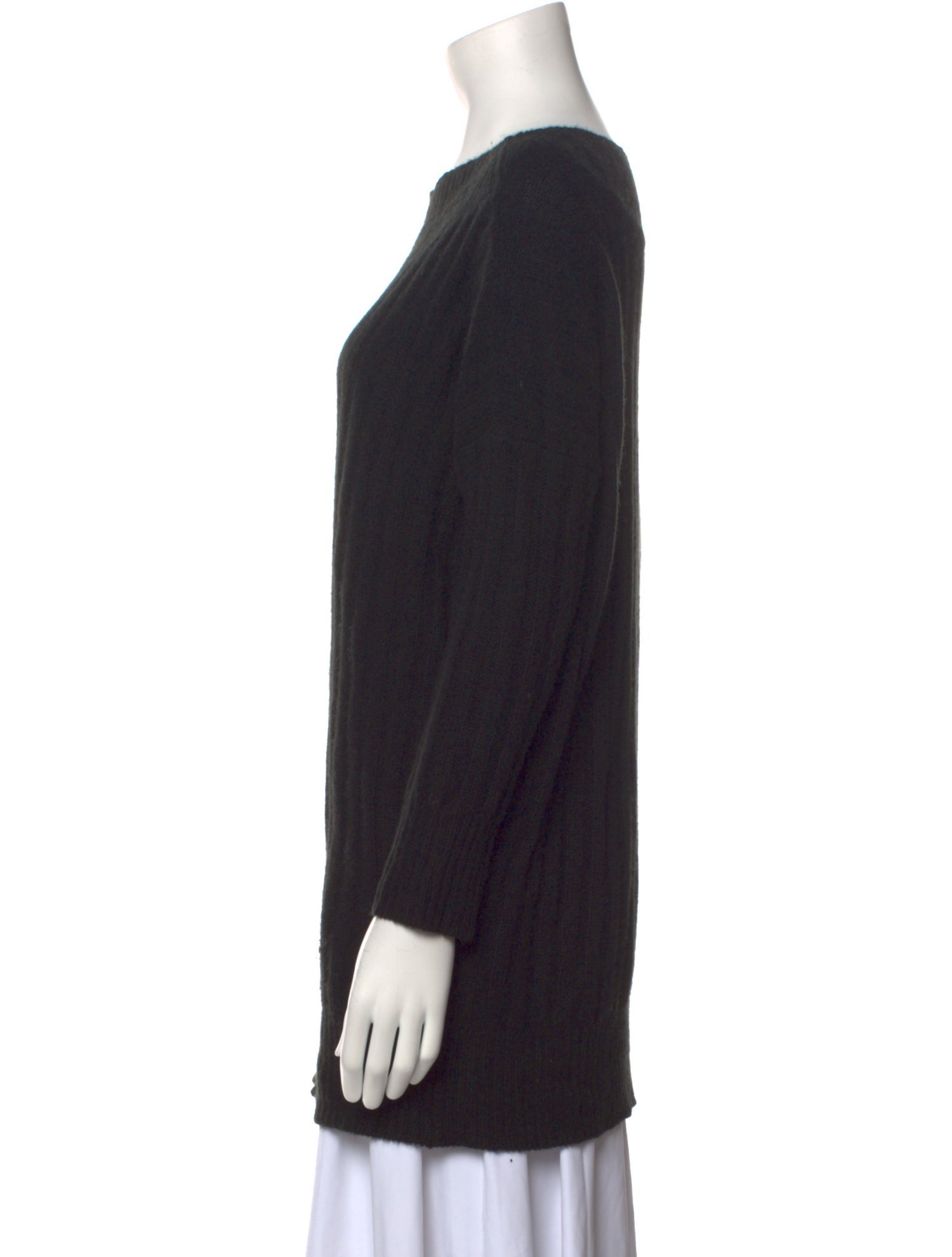 Ralph Lauren Black Label Cashmere Bateau Neckline Sweater