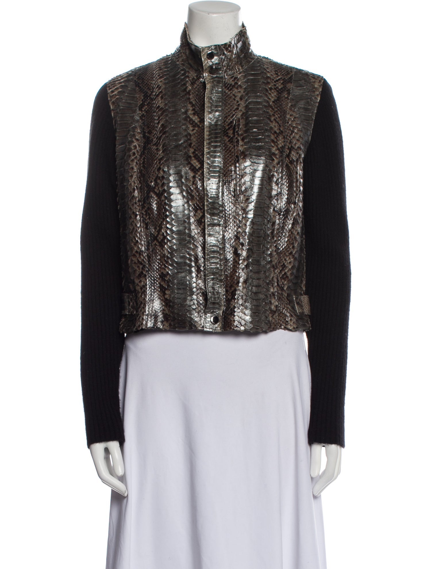 Ralph Lauren Black Label Python Animal Print Evening Jacket - Neutrals ...