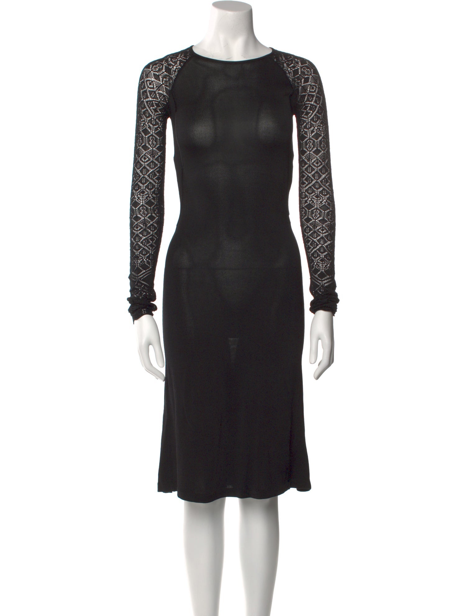 Ralph Lauren Black Label Bateau Neckline Midi Length Dress w/ Tags