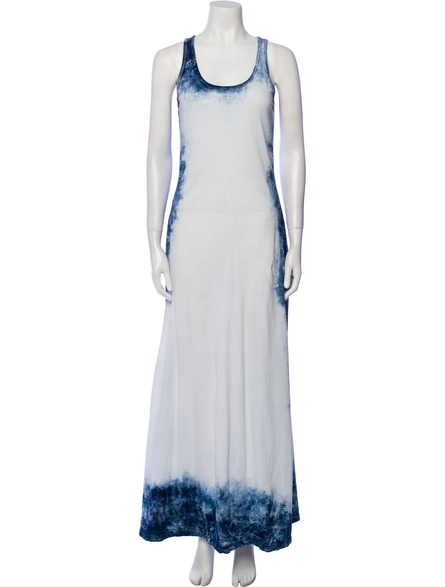 Ralph Lauren Black Label Tie-Dye Print Long Dress - Black Dresses ...