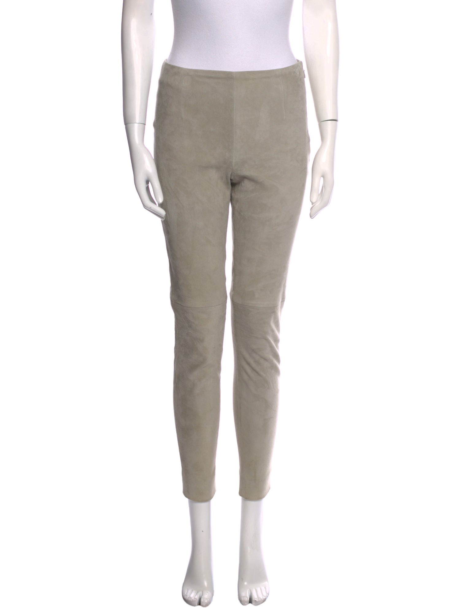 Ralph Lauren Black Label Lamb Leather Skinny Leg Pants