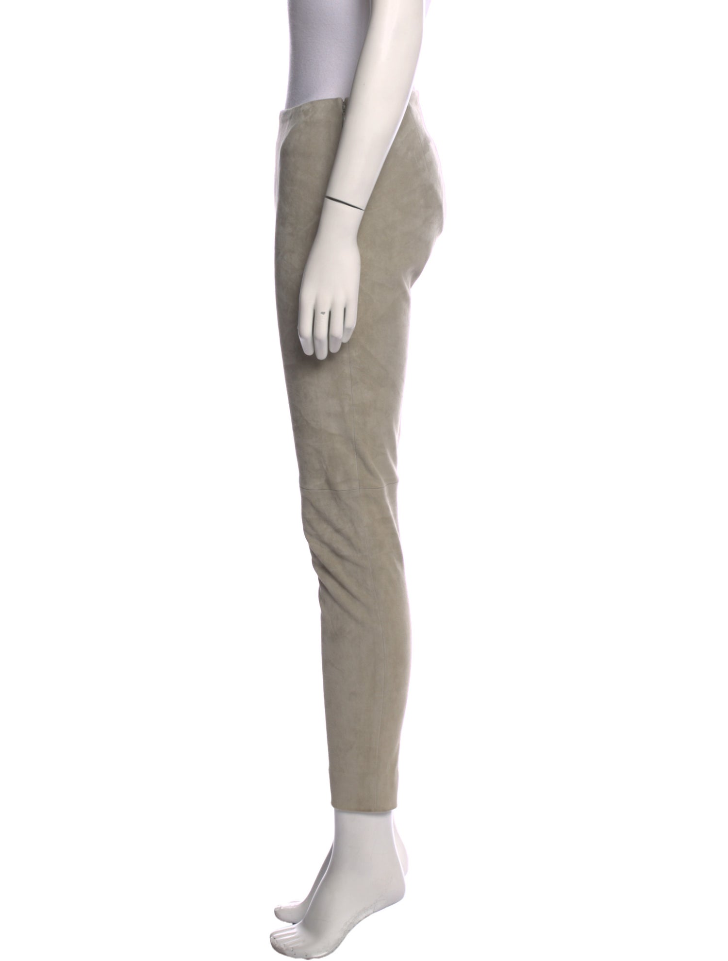 Ralph Lauren Black Label Lamb Leather Skinny Leg Pants
