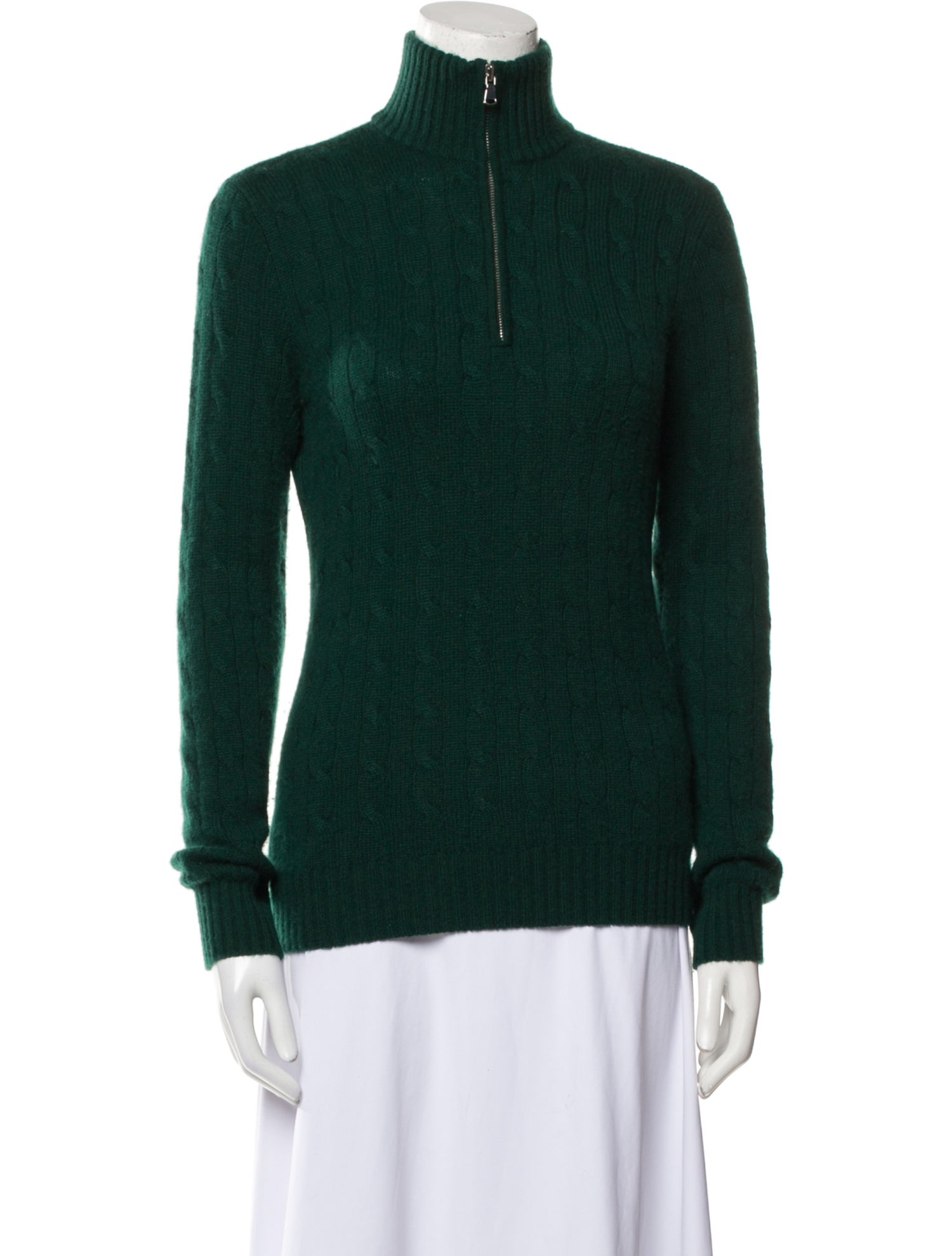 Ralph Lauren Black Label Cashmere Mock Neck Sweater