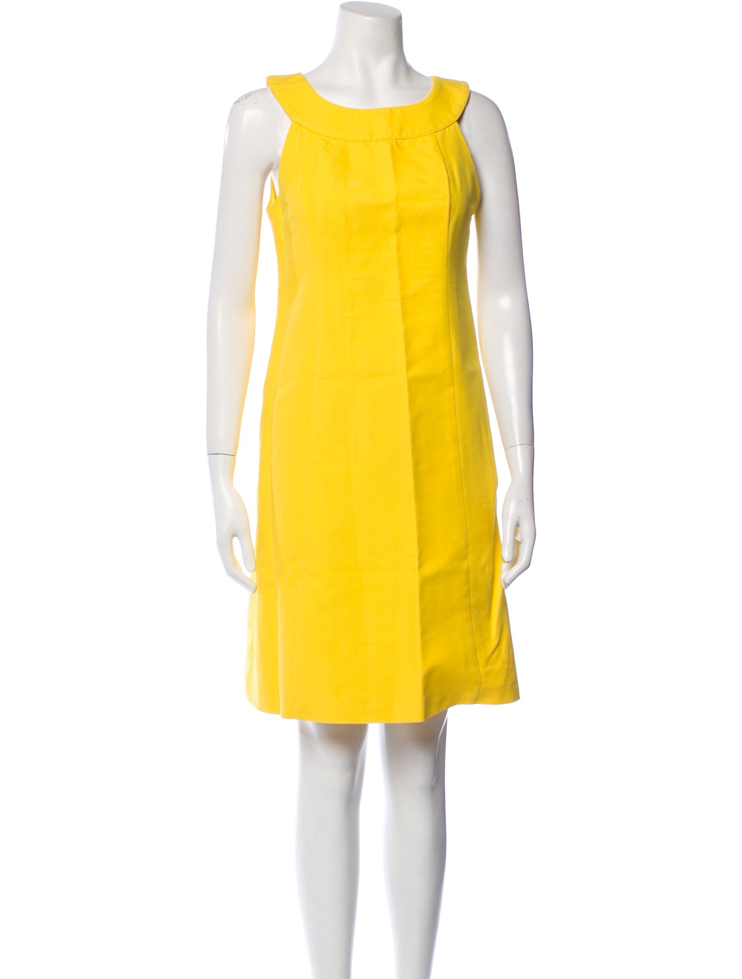 Ralph Lauren Black Label Bateau Neckline Knee-Length Dress