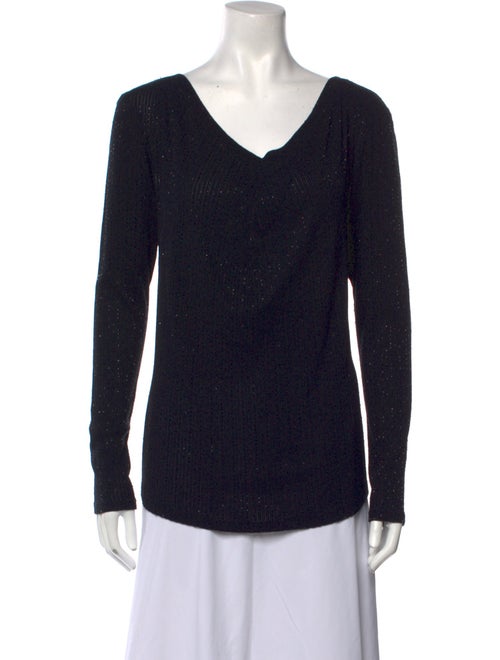 Ralph Lauren Black Label Cowl Neck Long Sleeve Top
