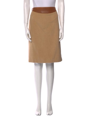 Ralph Lauren Black Label Wool Knee-Length Skirt