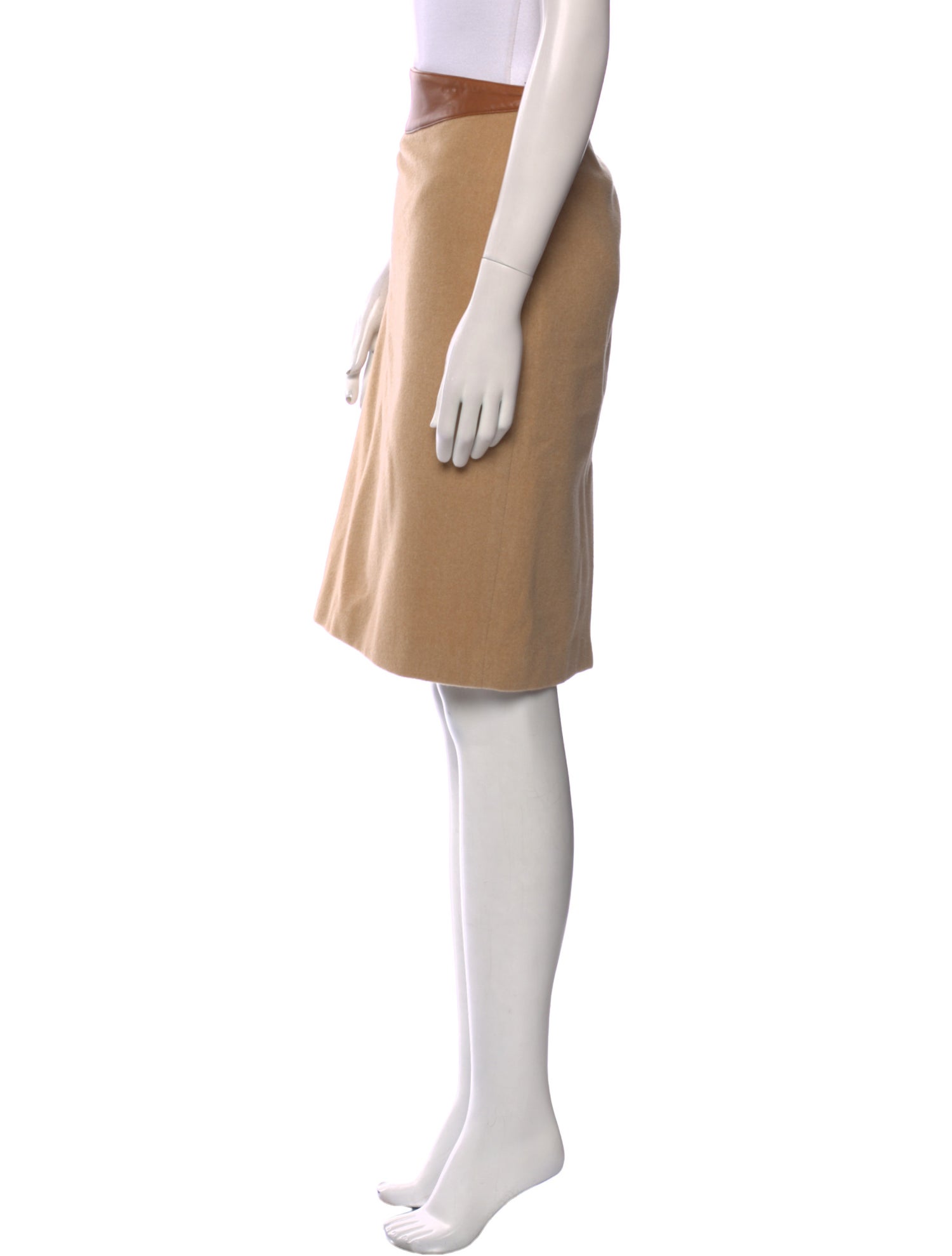 Ralph Lauren Black Label Wool Knee-Length Skirt