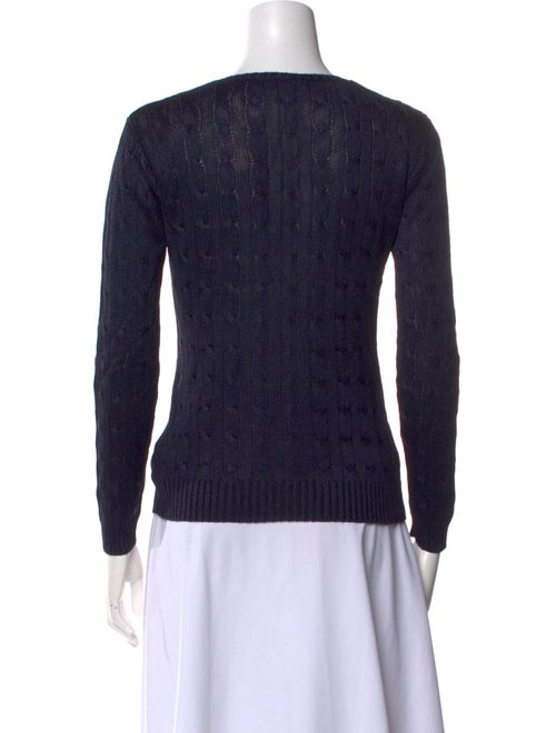 Ralph Lauren Black Label Silk V-Neck Sweater