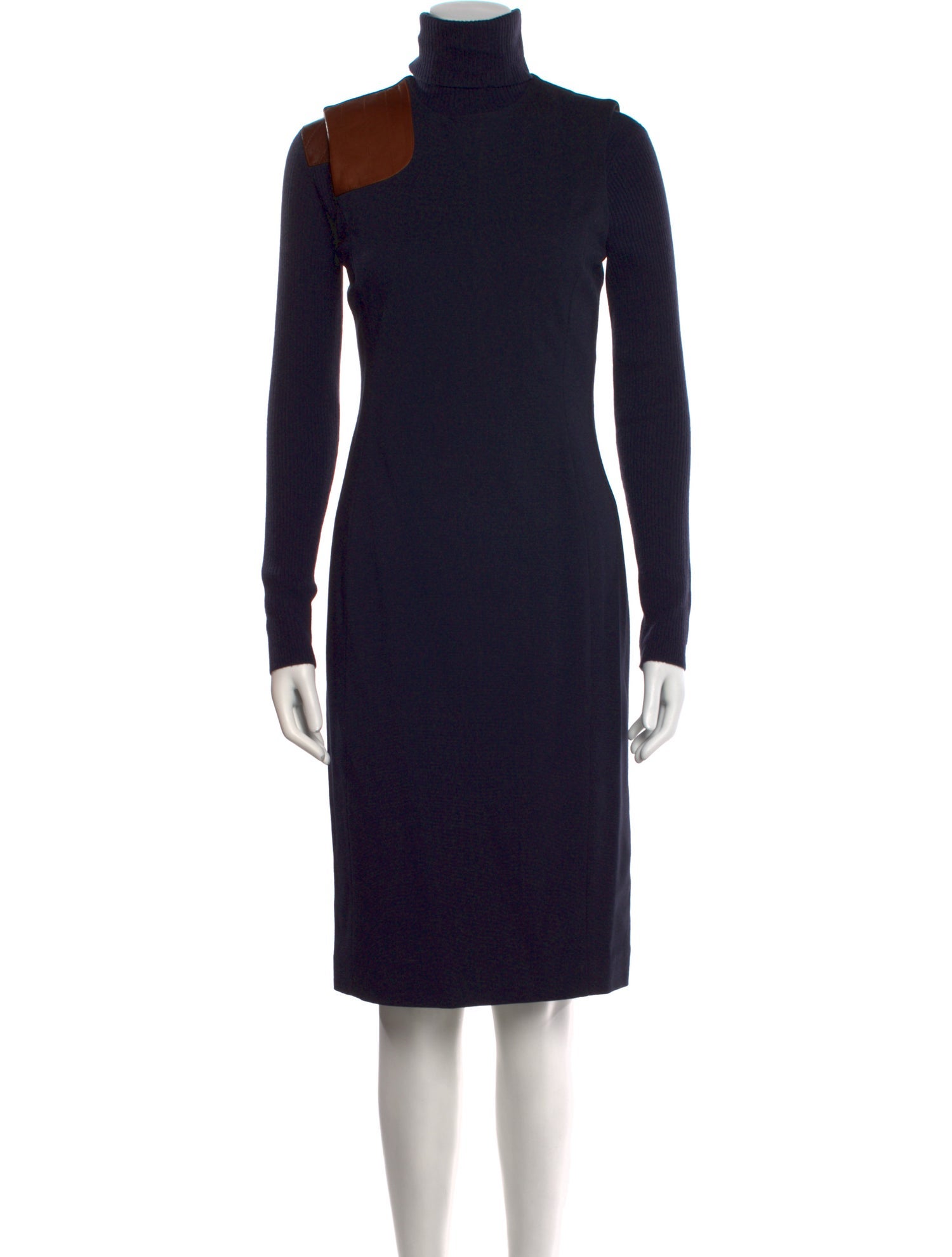 Ralph Lauren Black Label Cashmere Knee-Length Dress