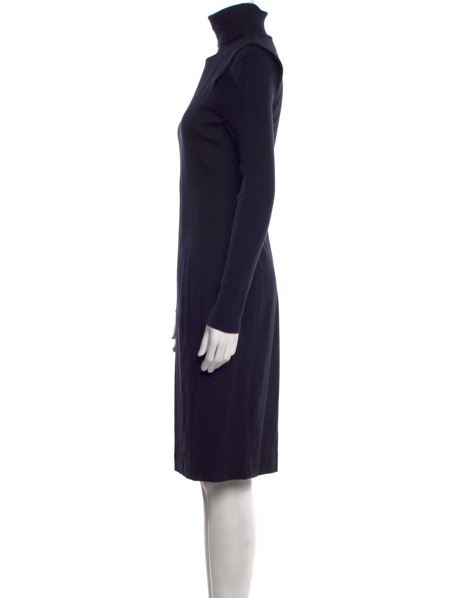 Ralph Lauren Black Label Cashmere Knee-Length Dress