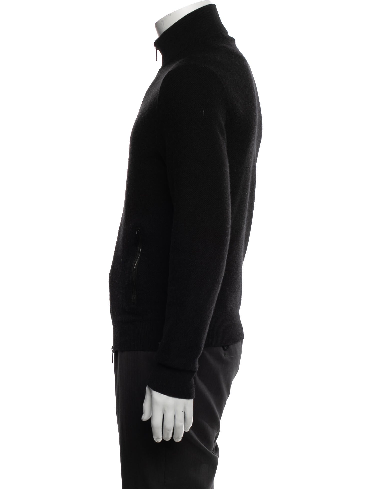 Ralph Lauren Black Label Merino Wool Bomber Jacket