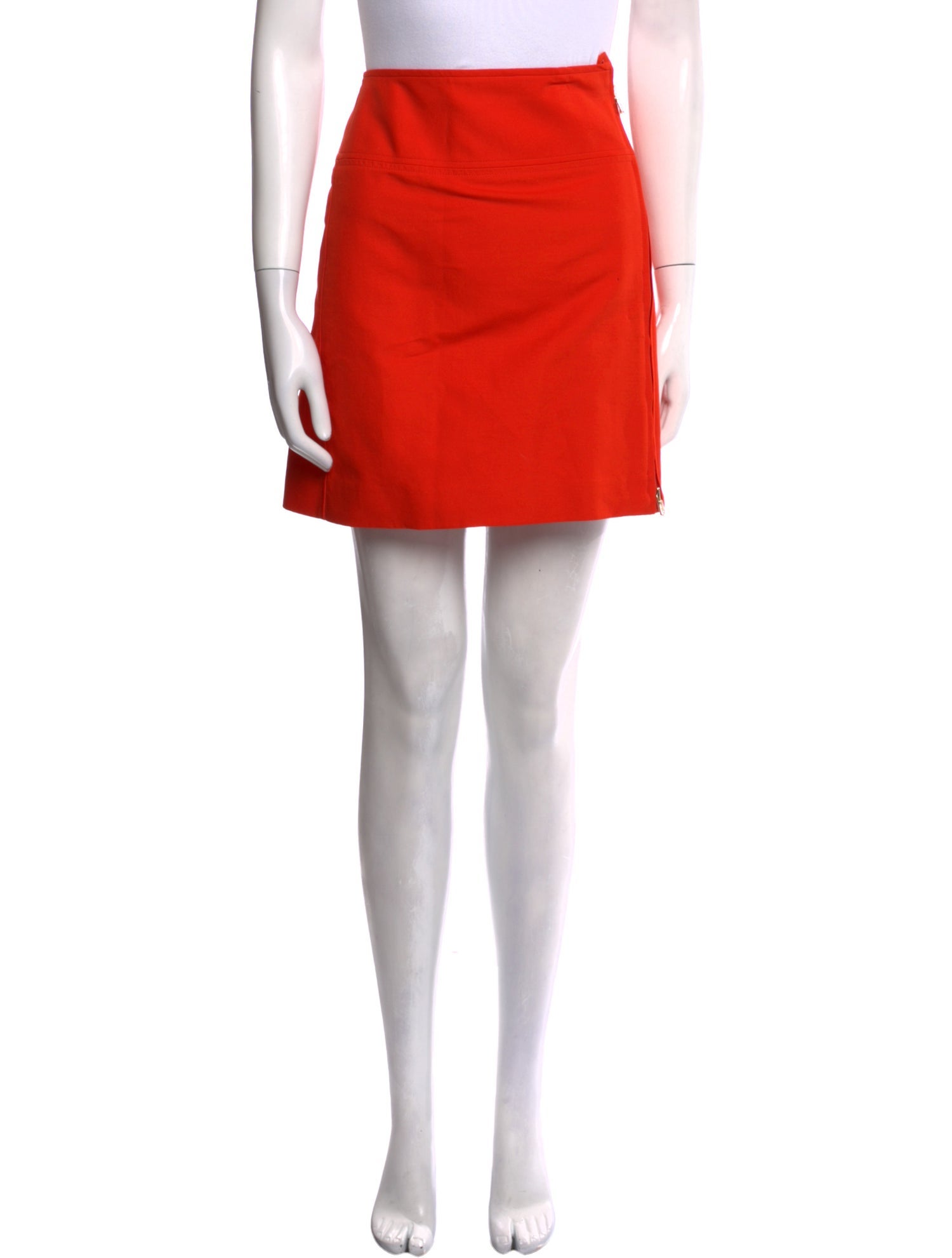 Ralph Lauren Black Label Mesh Accents Mini Skirt