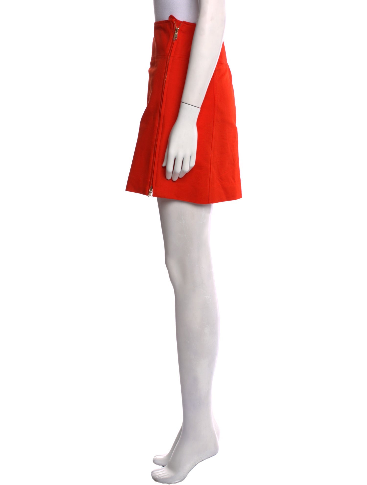 Ralph Lauren Black Label Mesh Accents Mini Skirt