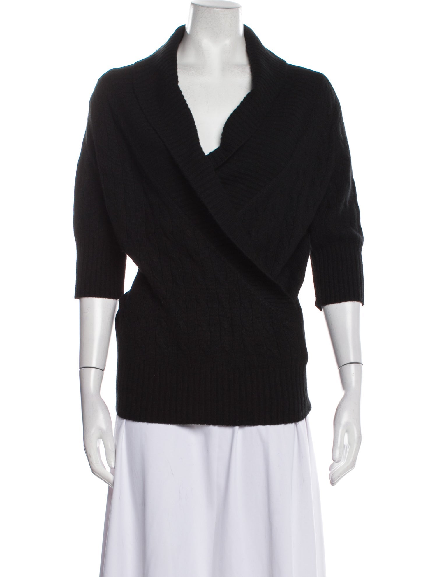 Ralph Lauren Black Label Cashmere Cowl Neck Sweater