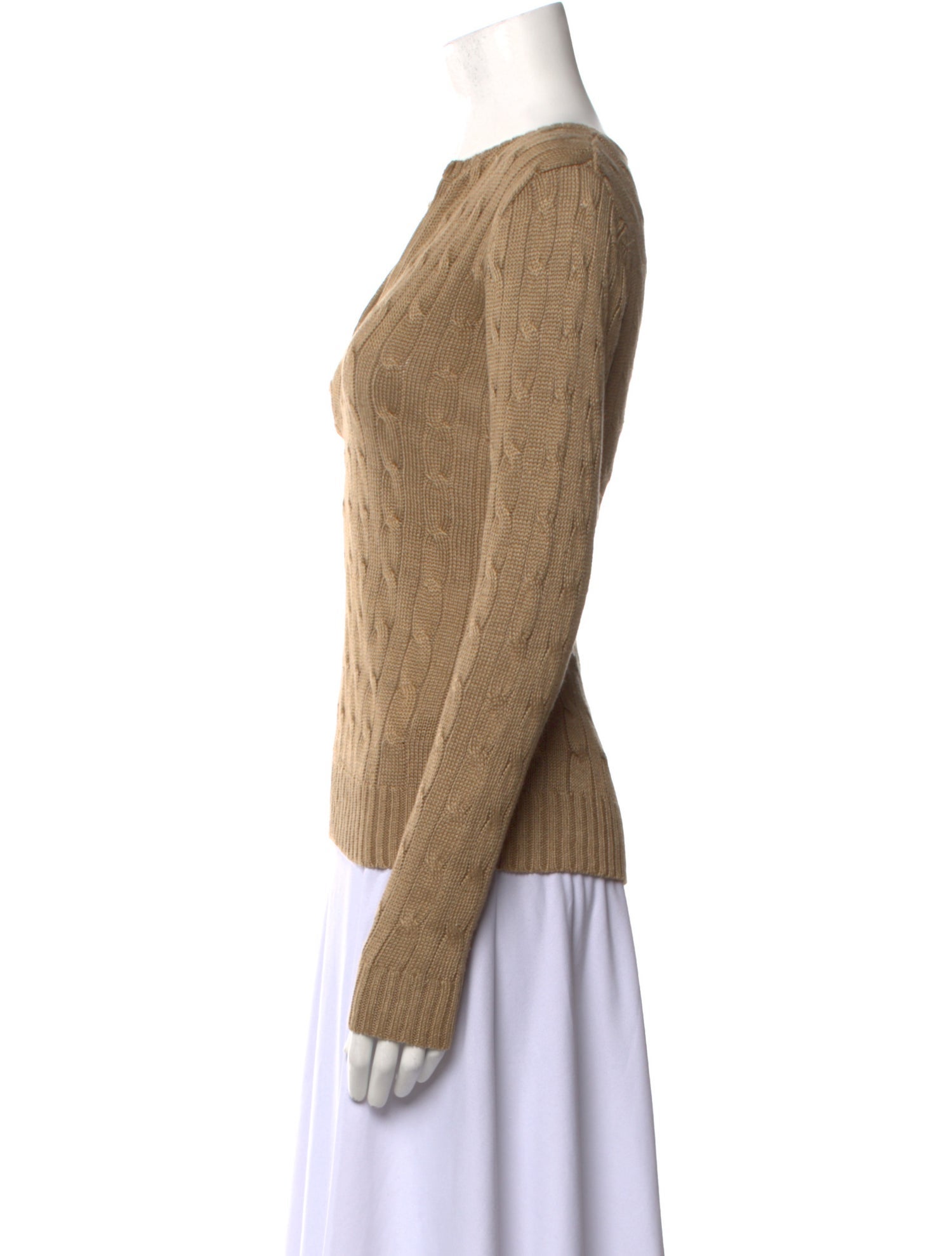 Ralph Lauren Black Label Linen V-Neck Sweater