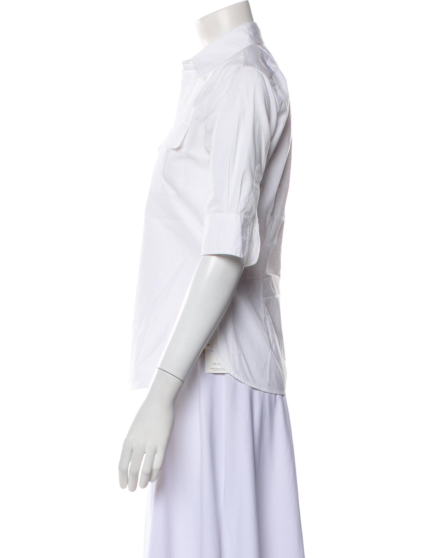 Ralph Lauren Black Label Short Sleeve Button-Up Top