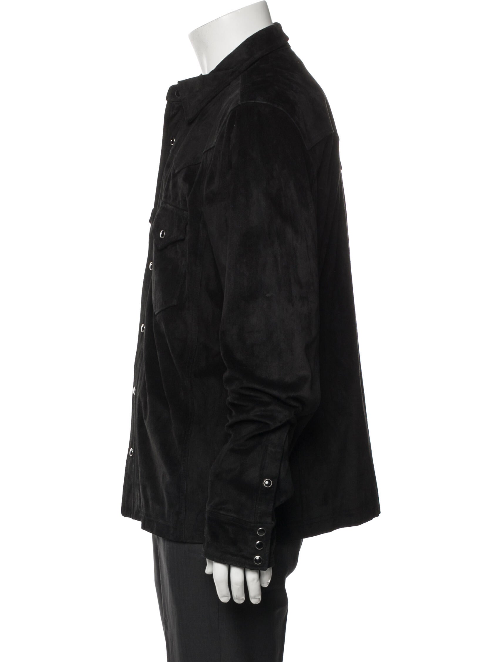 Ralph Lauren Black Label Suede Trucker Jacket