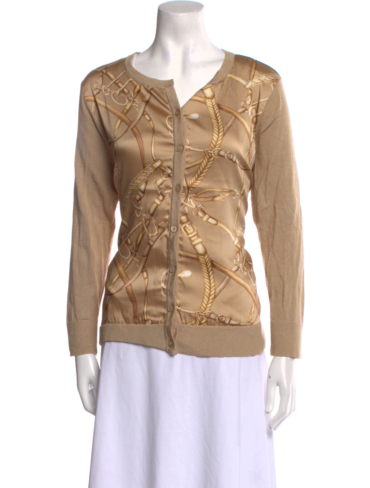 Lauren Ralph Lauren Linen Printed Sweater