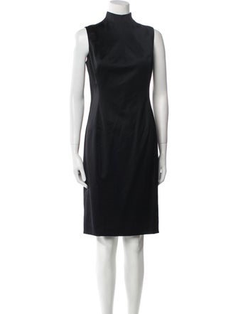 Ralph Lauren Black Label Wool Knee-Length Dress