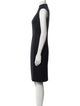 Ralph Lauren Black Label Wool Knee-Length Dress